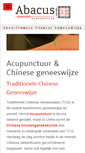 Mobile Screenshot of abacus-acupunctuur.nl