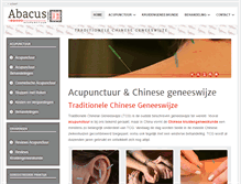 Tablet Screenshot of abacus-acupunctuur.nl